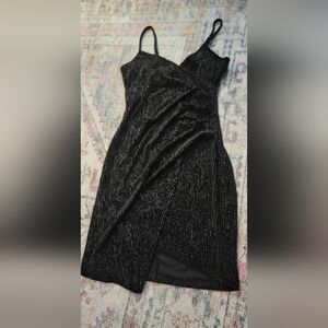 Elegant Black Dress Perfect For Holiday Party Or New Years